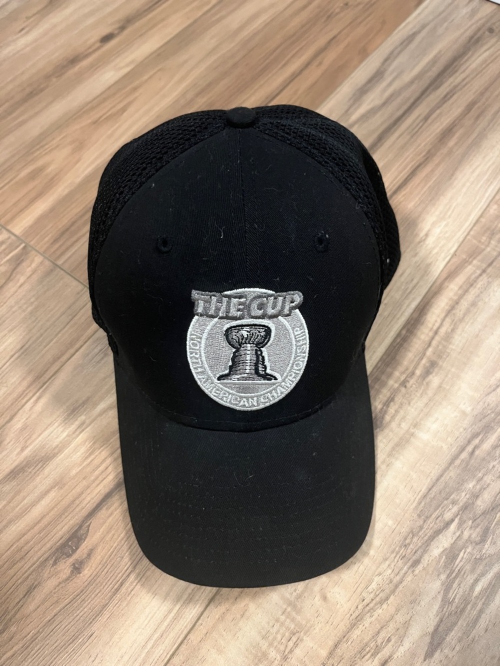 The Cup Black Trucker Cap with Silver Embroidery